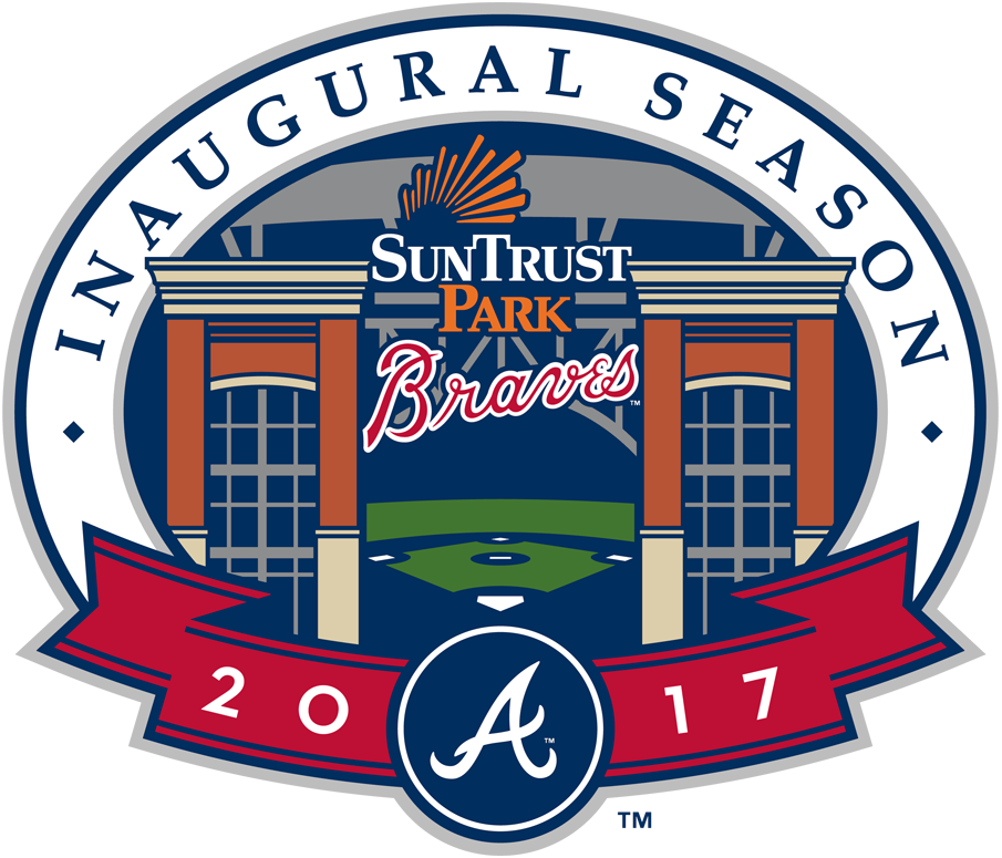 Atlanta Braves 2017 Stadium Logo iron on paper